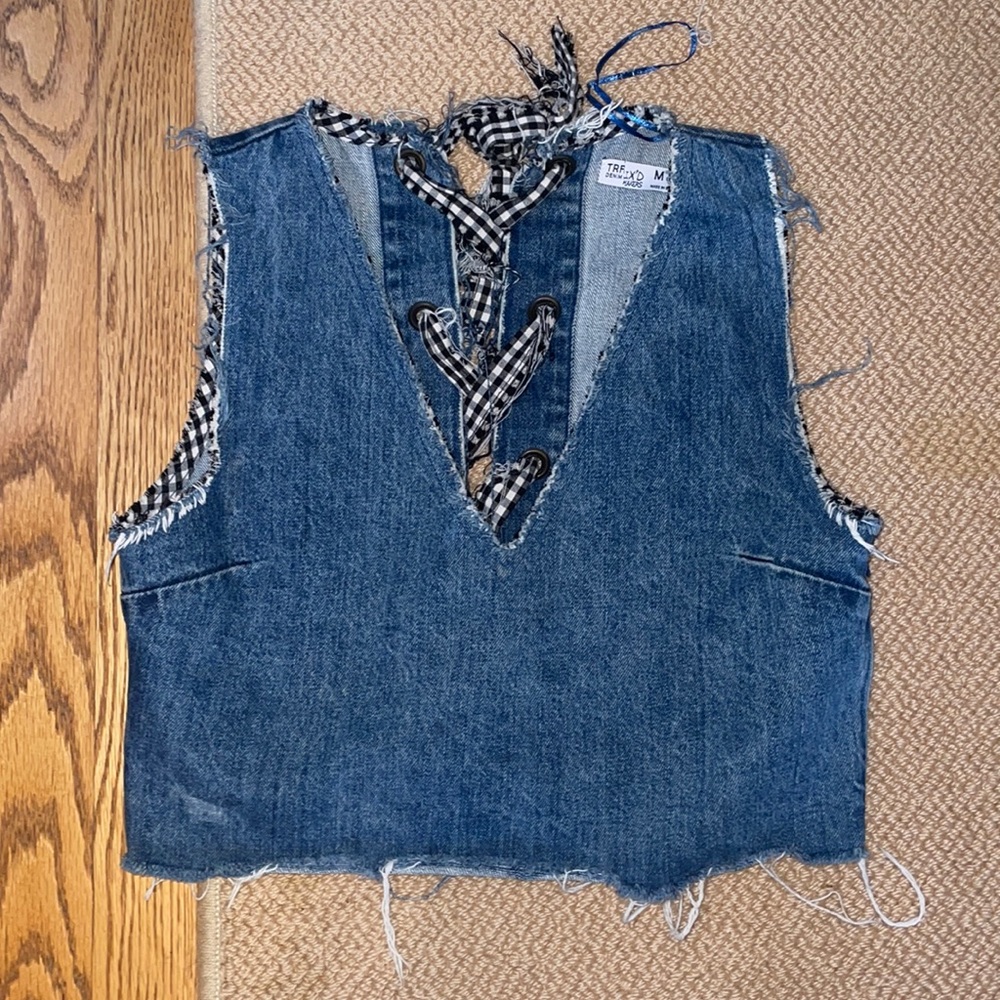 Trfixed Denim Vest
